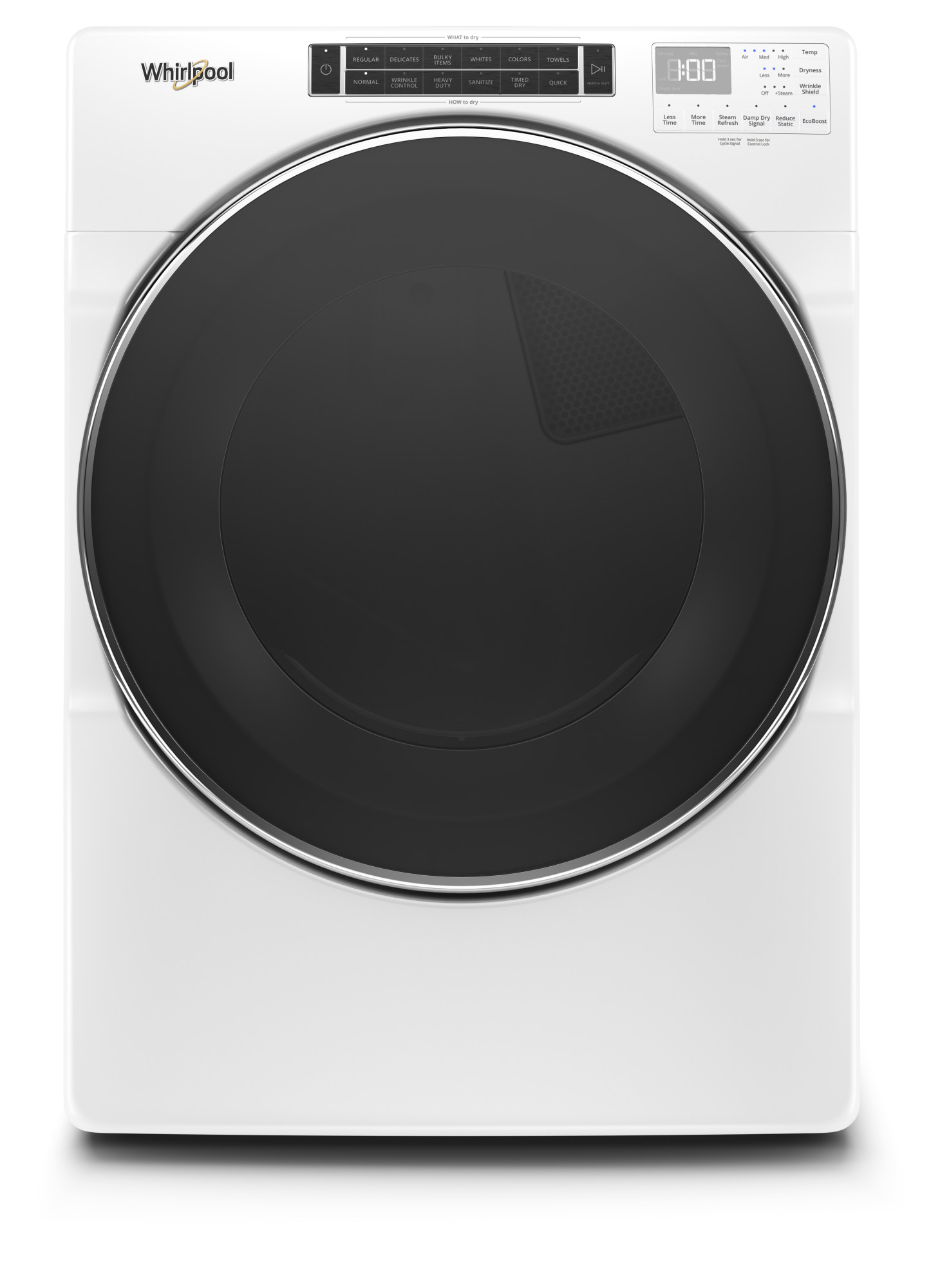 Photos - Tumble Dryer Whirlpool WED8620H 27 Inch Wide 7.4 Cu Ft. Energy Star Rated Electric Dryer White Laundry Appliances Dryers Electric Dryers 
