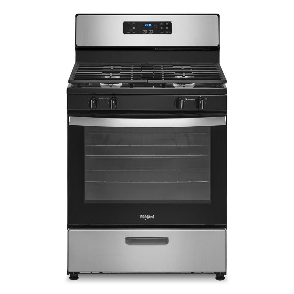 Photos - Cooker Whirlpool WFG320M0M 30 Inch Wide 5.1 Cu. Ft. Free Standing Gas Range with Frozen Bake™ Technology Stainless Steel Cooking Ap