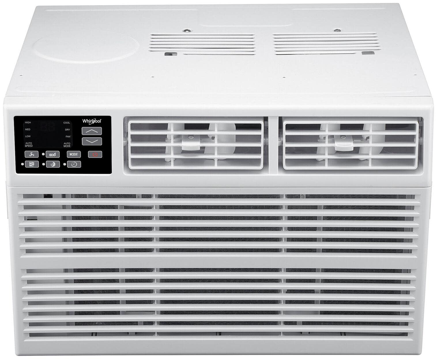 Whirlpool WHAW121CW 12000 BTU 115V Programmable Window Air Conditioner with Remote White Cooling Cooling Only Room Air Conditioners Window Air