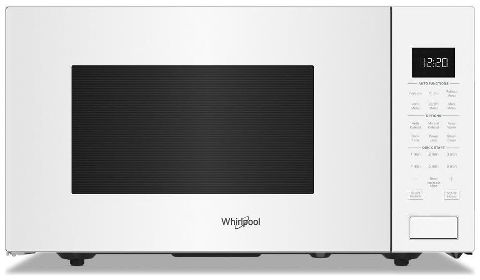 Whirlpool WMCS7022R 22 Inch Wide 1.6 Cu. Ft. 1200 Watt Countertop Microwave with Sensor Cooking White Cooking Appliances Microwave Ovens Countertop