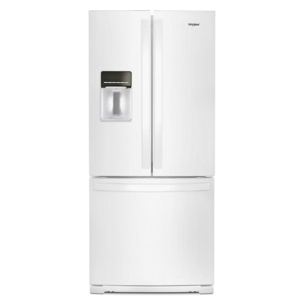 Whirlpool WRF560SEH 30 Inch Wide 19.7 Cu. Ft. French Door Refrigerator White Refrigeration Appliances Full Size Refrigerators French Door Full Size