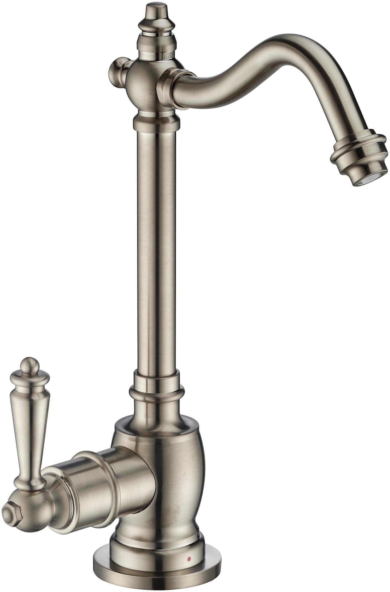 Photos - Tap FOREVER Whitehaus WHFH-H1006  Hot Point of Use Traditional Hot Water Drinking Water Faucet Brushed Nickel Faucet Water Dispen 