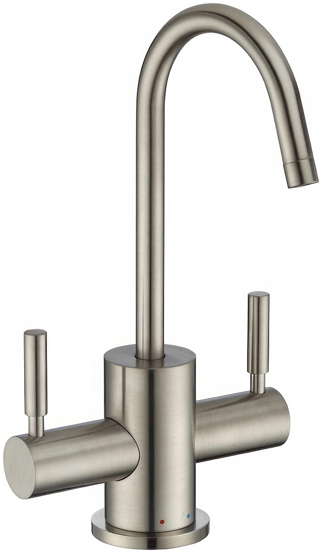 Photos - Tap FOREVER Whitehaus WHFH-HC1010 Hot Point of Use Modern Hot and Cold Water Drinking Water Faucet Brushed Nickel Faucet Water D