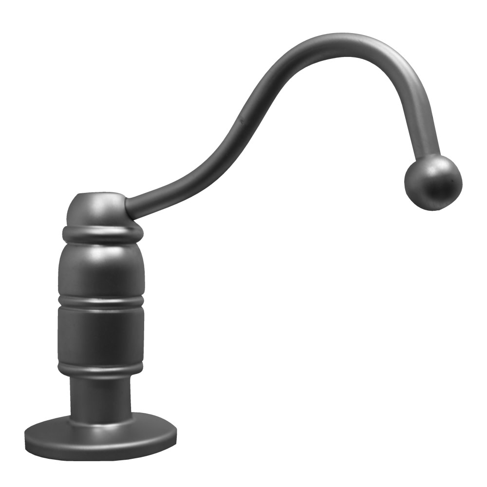 Photos - Tap Hidden Part A&D Whitehaus WHSD1167 Accessory Soap Dispenser Deck Mounted from the Beluga series Satin Chrome Faucet Accessories and Parts Ki 