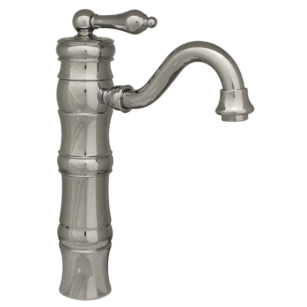Photos - Tap Vintage Whitehaus WHSL3-9724  III Bathroom Vessel Faucet with Lever Handle Polished Chrome Faucet Bathroom Sink Faucets Singl 