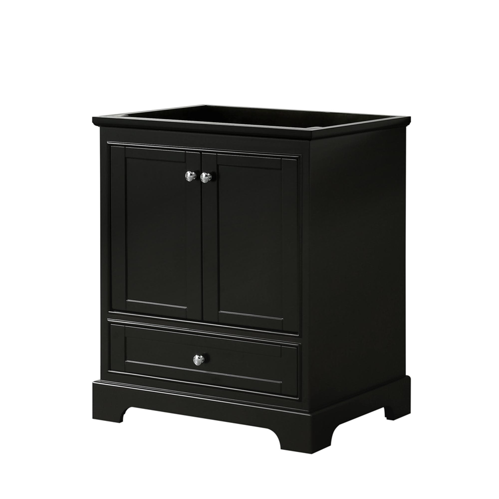 Photos - Washbasin cabinet Wyndham Collection WCS202030SCXSXXMXX Deborah 29-1/4" Free Standing Single Wood Vanity Cabinet Only - Less Vanity Top Dark E 