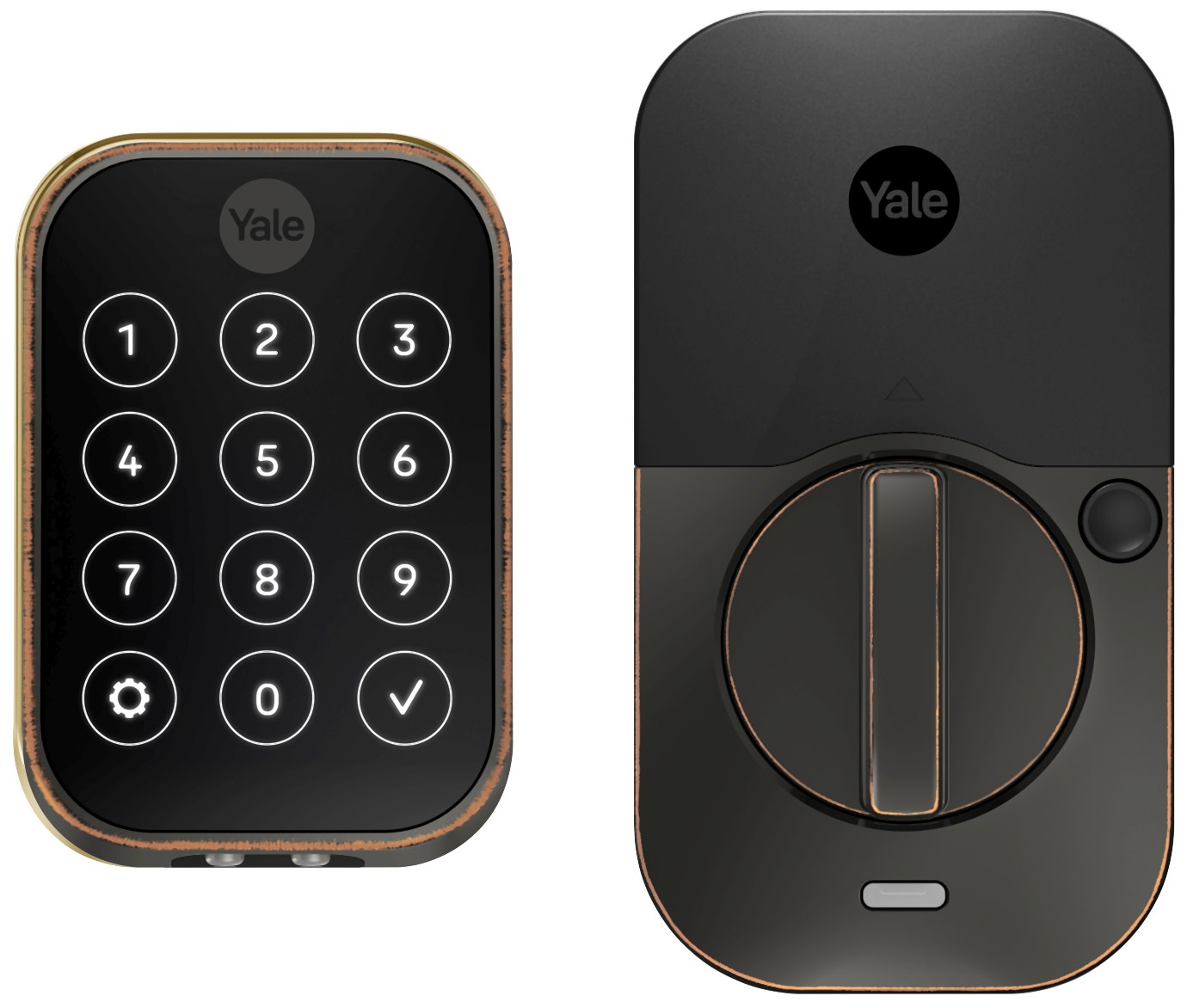 Photos - Electric Lock Yale YRD450-WF1 Assure 2 Electronic Touchscreen Keyless Entry Deadbolt with WiFi Technology Oil Rubbed Bronze Door Hardware