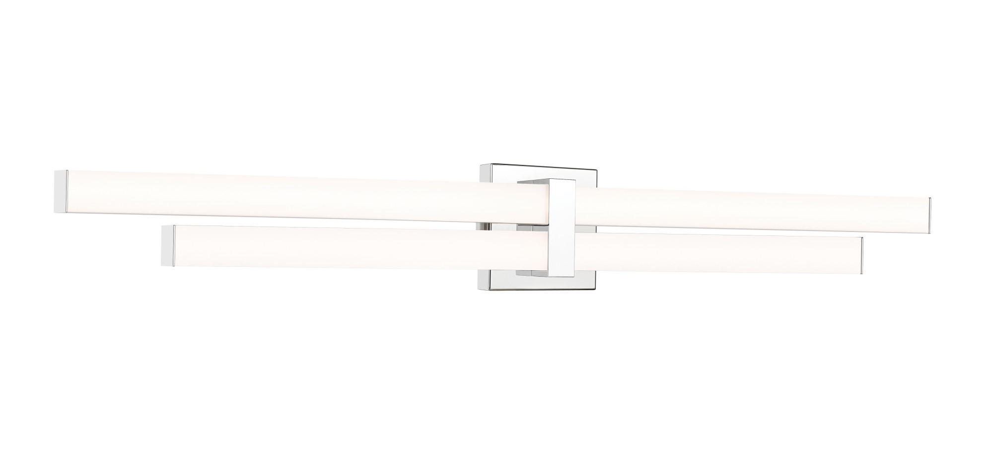 Photos - Chandelier / Lamp Z-Lite 1008-40W-LED Zane 40" Wide 2 Light LED Bath Bar Chrome Indoor Lighting Bathroom Fixtures Bath Bar 1008-40W-CH-LED