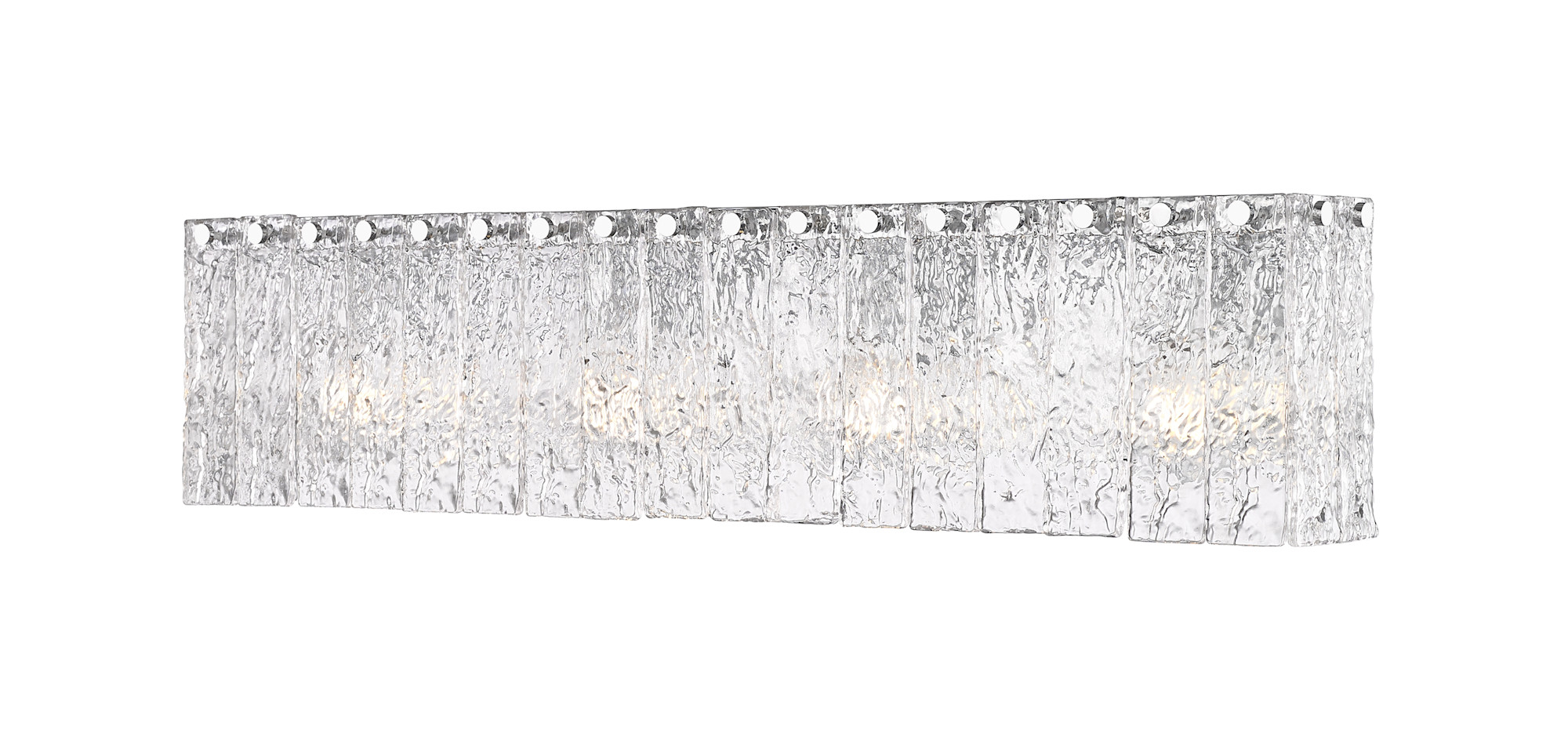 Photos - Chandelier / Lamp Wide Z-Lite 1943-4V Glacier 31" Vanity Light Chrome Indoor Lighting Bathroom Fixtures Vanity Light 1943-4V-CH