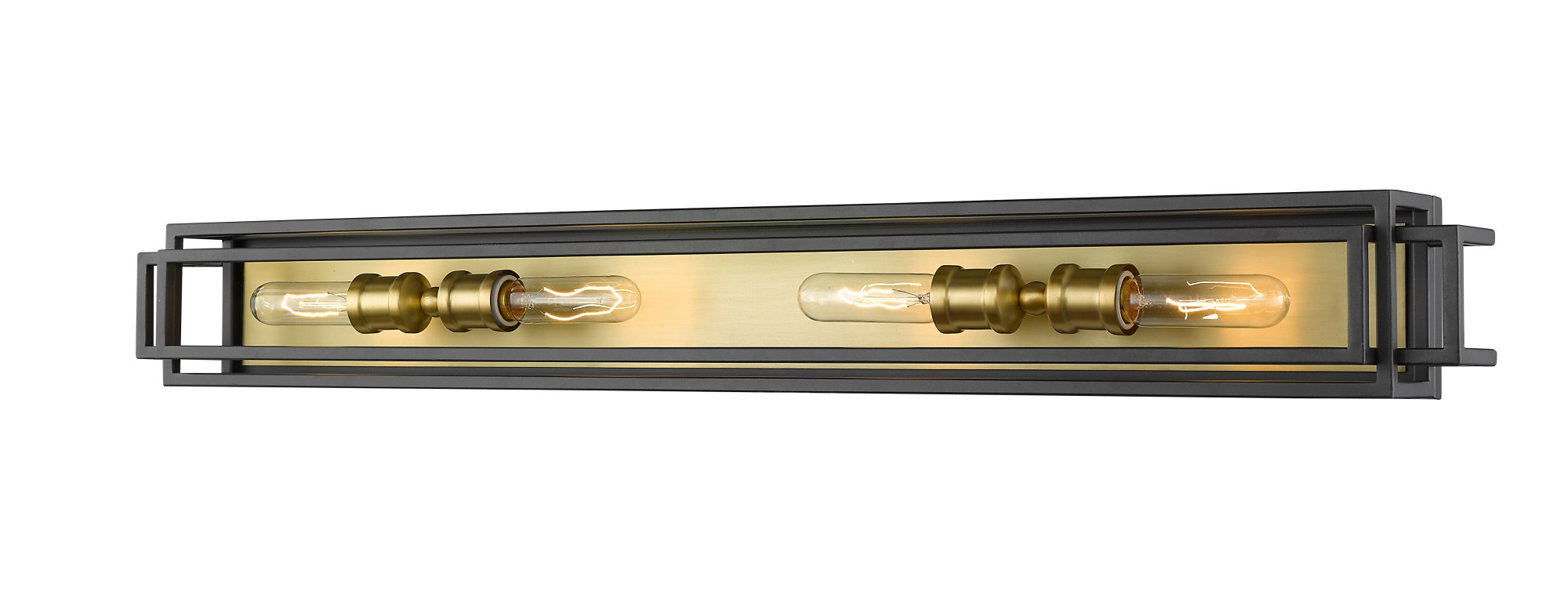 Photos - Chandelier / Lamp Titania Z-Lite 454-4V 4 Light 5" Wide Vanity Strip Bronze / Olde Brass Indoor Lighting Bathroom Fixtures Vanity Strip 454-4V