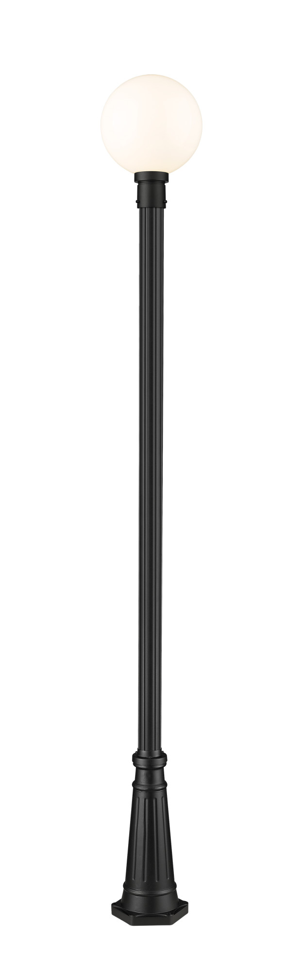 Photos - Floodlight / Street Light Yves Saint Laurent Z-Lite 597PHB-519P Laurent 110" Tall Post Light with Shade Black Outdoor Lighting Post Lights Post Mount Post Lights 597PHB 