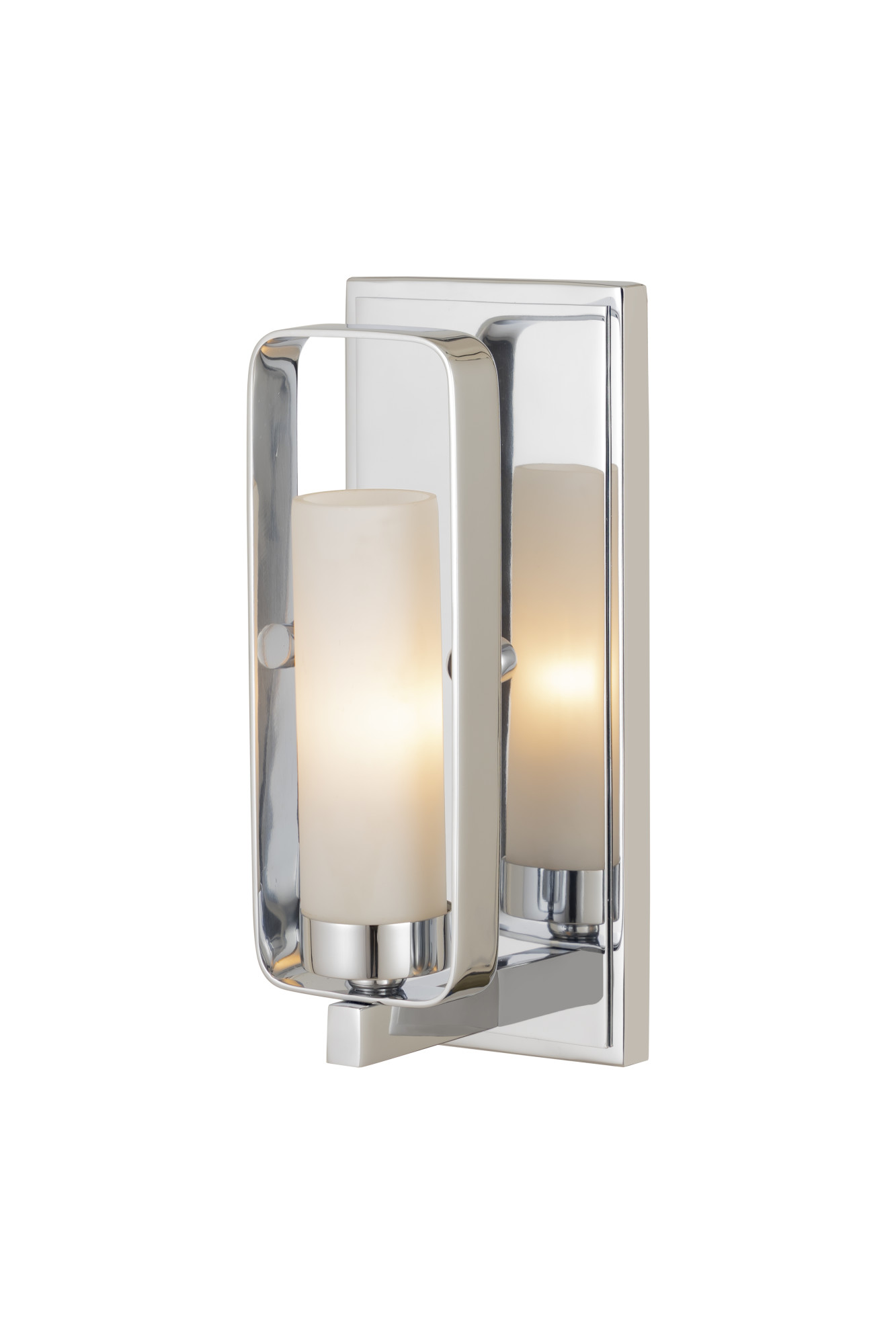 Photos - Chandelier / Lamp Z-Lite 6000-1S Aideen 10" Tall Wall Sconce Chrome Indoor Lighting Wall Sconces 6000-1S-CH