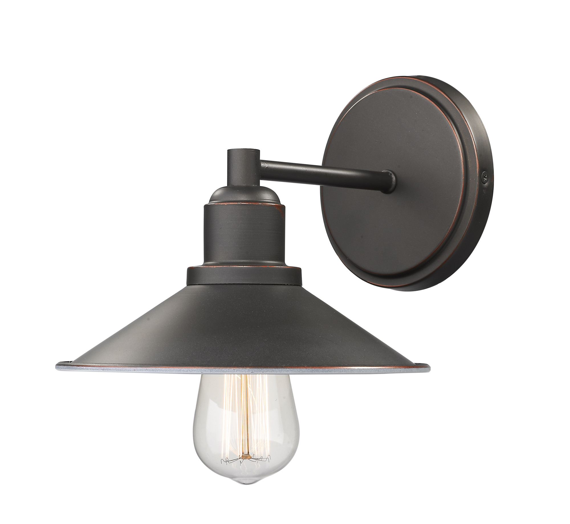 Photos - Chandelier / Lamp Casa Z-Lite 613-1V Single Light 9-1/2" Wide Bathroom Sconce Olde Bronze Indoor Lighting Bathroom Fixtures Bathroom Sconce 61