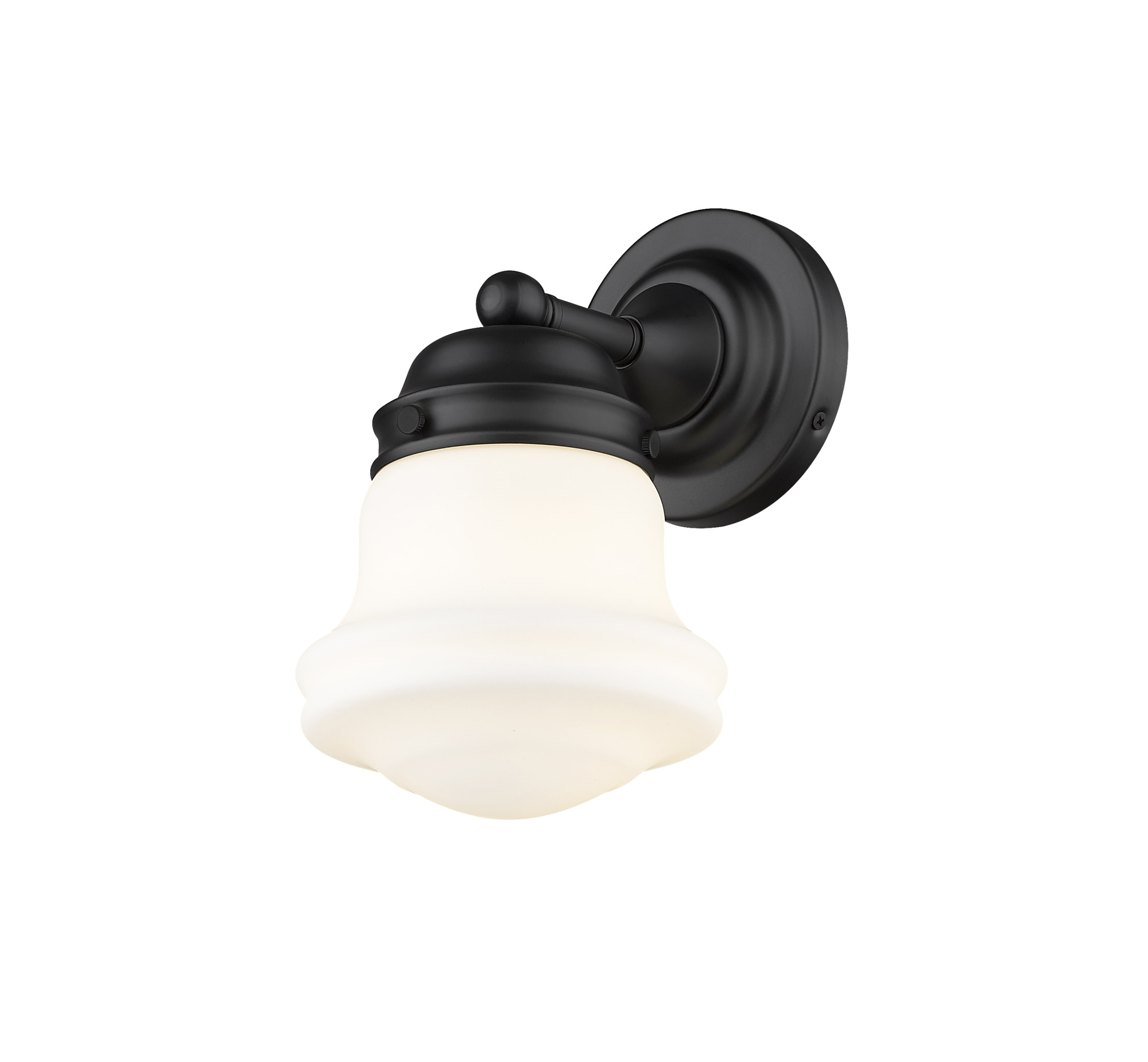 Photos - Chandelier / Lamp Vaughn Z-Lite 735-1S  10" Tall Wall Sconce Matte Black Indoor Lighting Wall Sconces Bathroom Sconce 735-1S-MB 