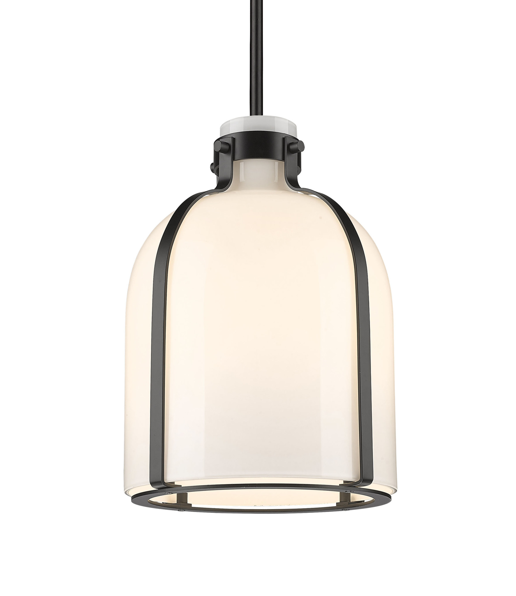 Photos - Chandelier / Lamp Pearson Cycles Z-Lite 818-9 Pearson 10" Wide Mini Pendant Matte Black Indoor Lighting Pendants 818-9MB 