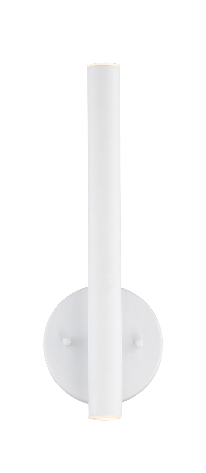Z-Lite 917S-LED Forest 2 Light 14" Tall Integrated LED Bathroom Sconce Matte White Indoor Lighting Bathroom Fixtures Bathroom Sconce