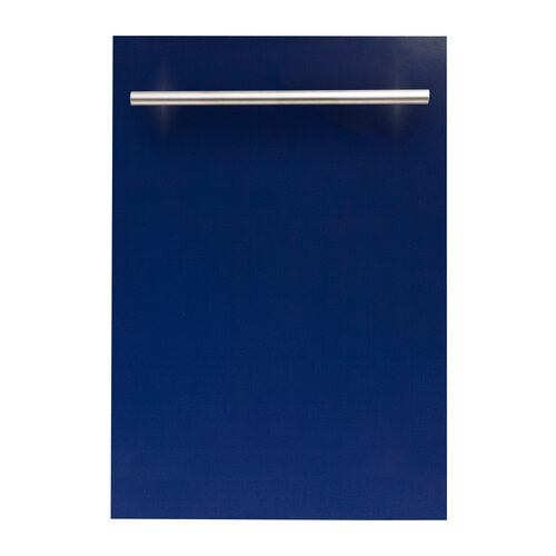 Photos - Integrated Dishwasher Zline DWV-18 Tallac 18 Inch Wide 10 Place Setting Built-In Top Control Dishwasher with Push Button Controls Blue Gloss Sanit