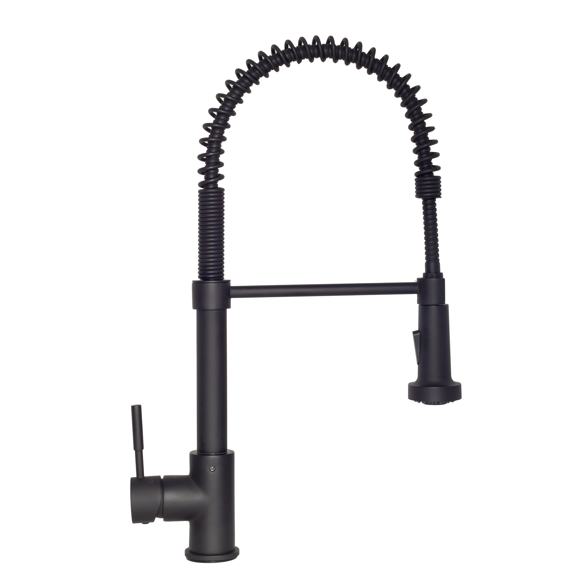 ZLINE FSNZ Apollo 1.8 GPM Single Hole Pre Rinse Kitchen Sink Faucet Matte Black Faucet Kitchen Single Handle