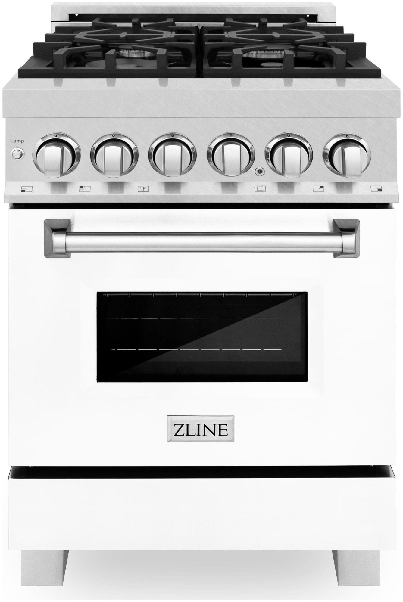 Photos - Cooker Zline RAS-WM-24 Legacy 24 Inch Wide 2.8 Cu. Ft. Free Standing Fingerprint Resistant Dual Fuel Range with Italian-Made Sealed 
