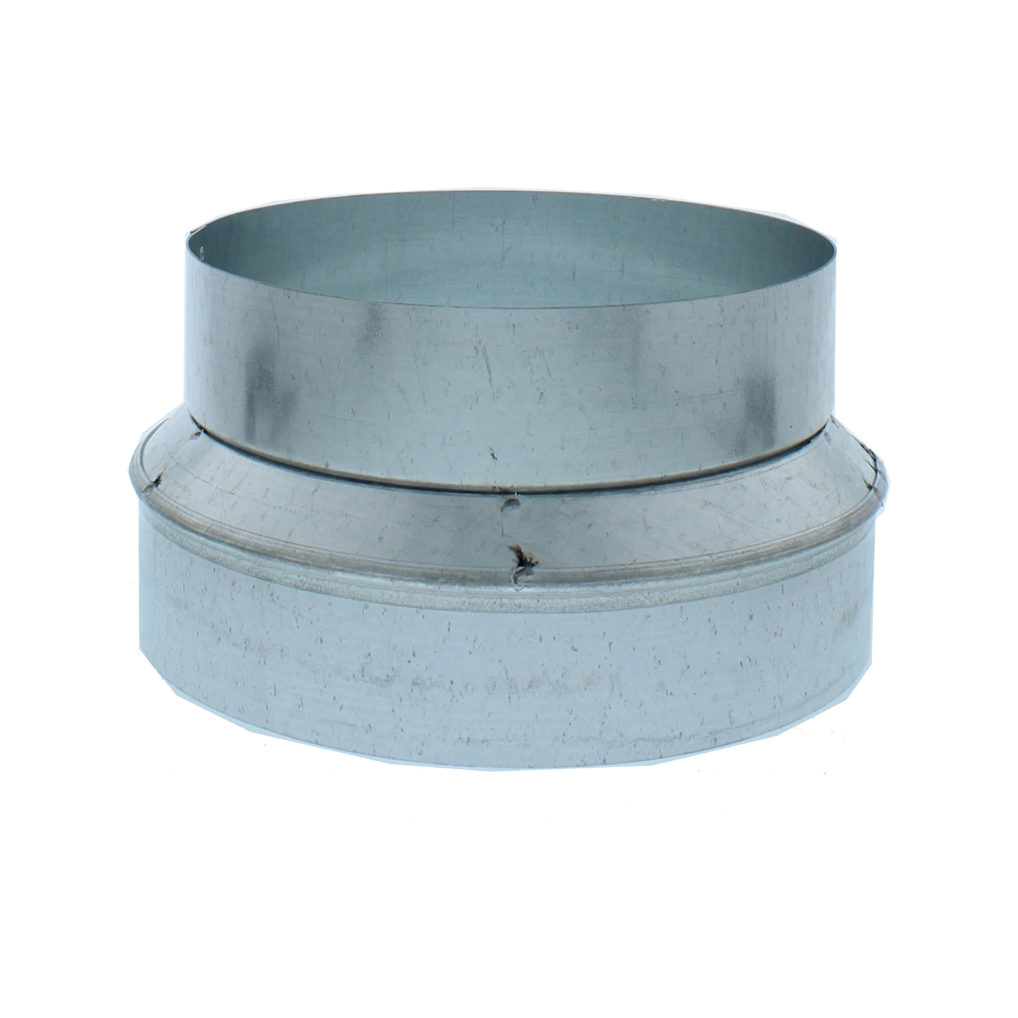 Photos - Cooker Hood Accessory Zephyr AK00035 8 Inch to 7 Inch Tapered Duct Reducer for Range Hood Applications Galvanized Steel HVAC Support Duct Reducer 