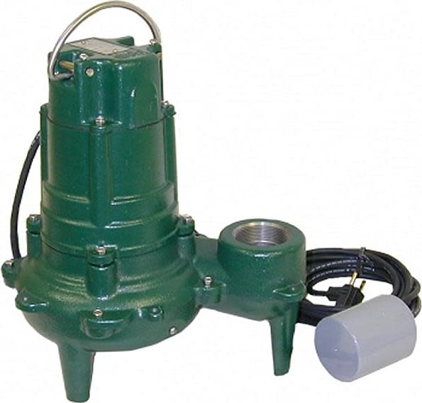 Zoeller 270-0005 1-HP Cast Iron Sewage Pump with Variable Piggy Back Float Switch (20' Cord) Pumps Sewage and Trash Pumps Sewage Pumps