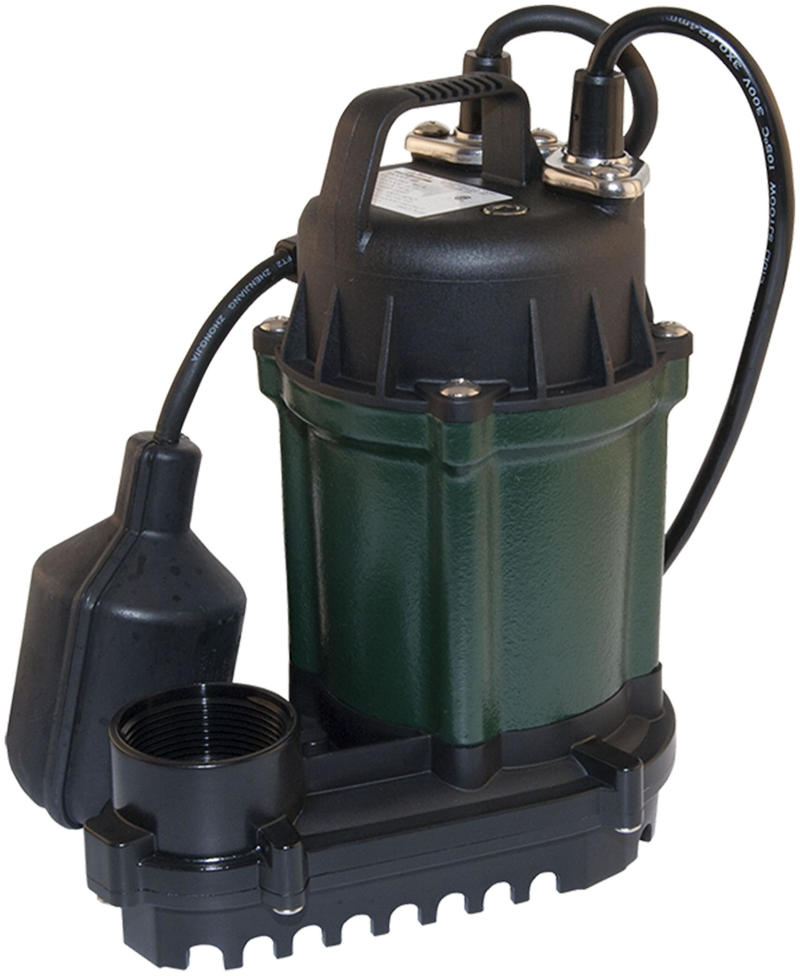 Zoeller 49-0006 Water Riddr III 1/4 HP Automatic Submersible Sump Pump Green Pumps Water Pumps Sump Pumps