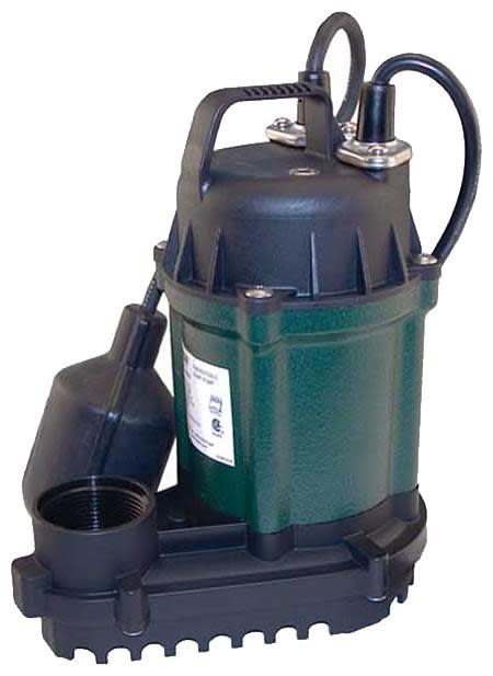 Zoeller WM49 1/4 HP Cast Iron Submersible Sump Pump with Tether Float Switch Pumps Water Pumps Sump Pumps