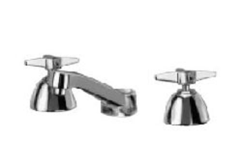 Zurn Z831R2-XL Double Handle Widespread Bathroom Faucet with Metal Cross Handles from the Aquaspec Series Chrome Faucet Bathroom Sink Faucets Double