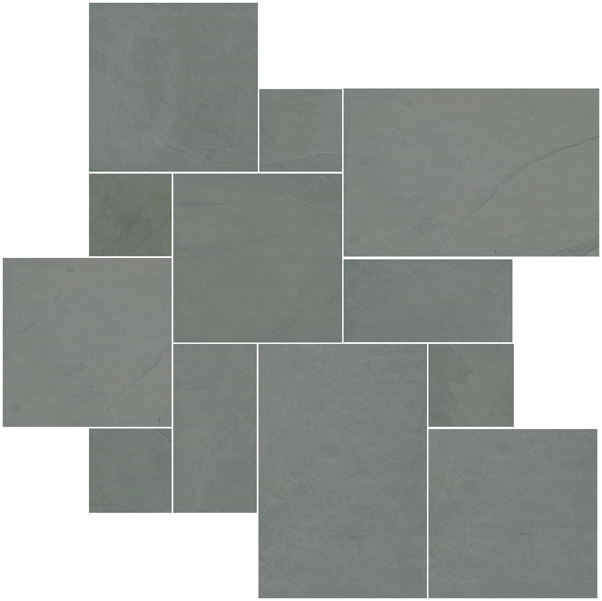 Ackland AKTLTCAM-PATG-CA Camden – 16″ x 24″ Stone Versailles – Mist