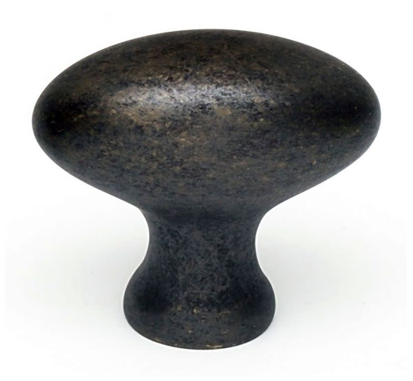 Alno A827-35 Contemporary 1-3/8" Oval Egg Farmhouse Solid Brass - Picture 3 of 11