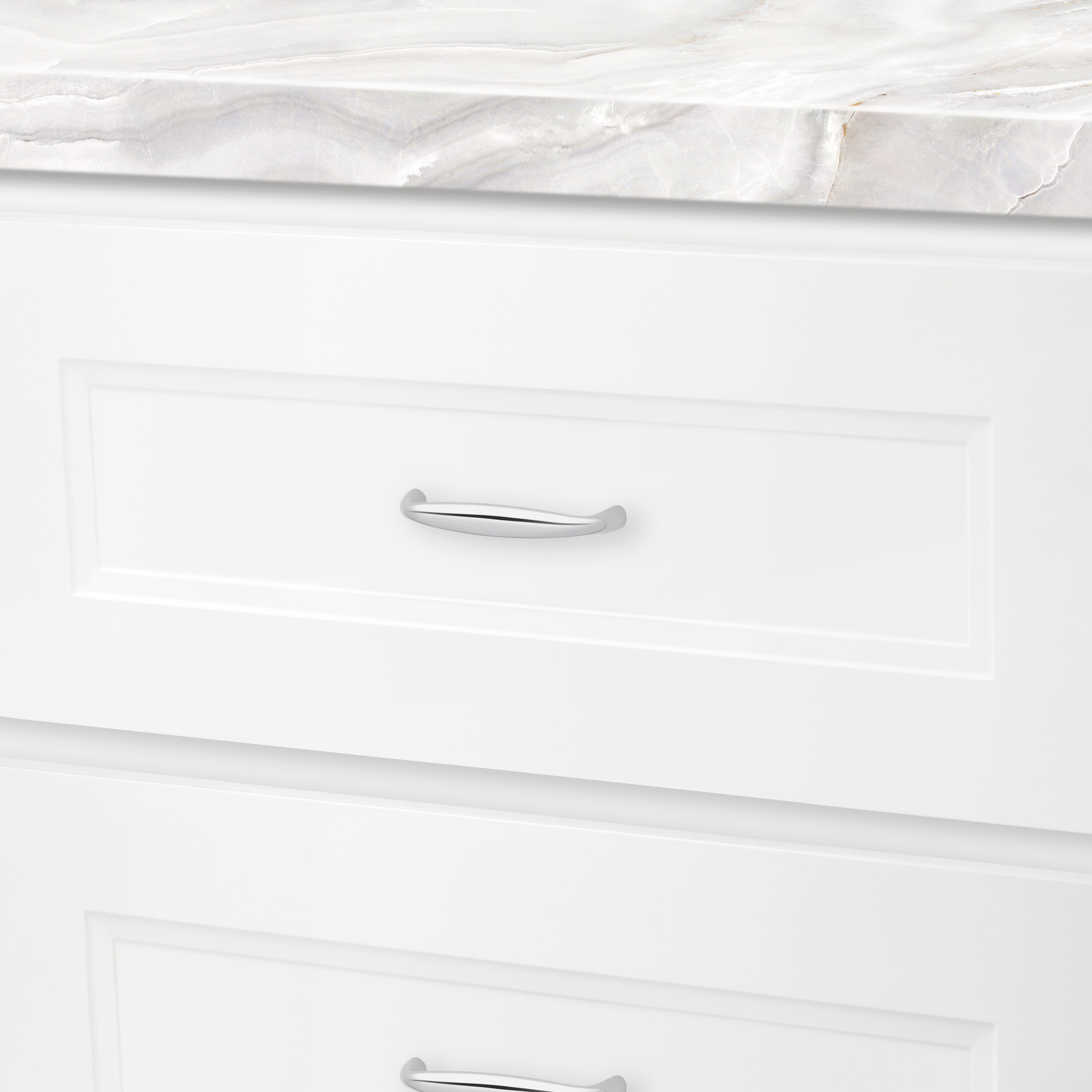 Baldwin 4480.BIN Oval 4" Center to Center Handle Cabinet Pull