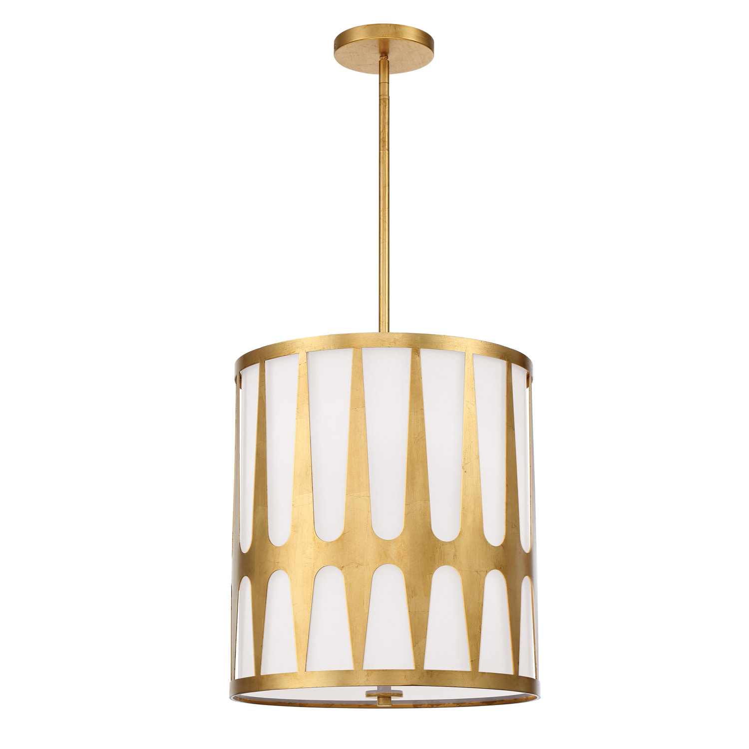 Crystorama Lighting Group ROY-805 Royston 4 Light 17"W Pendant - Black - Picture 9 of 10