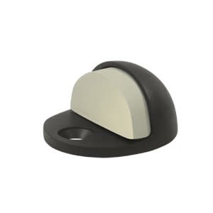 Deltana DSLP316 Solid Brass Low Profile Dome Door Stop