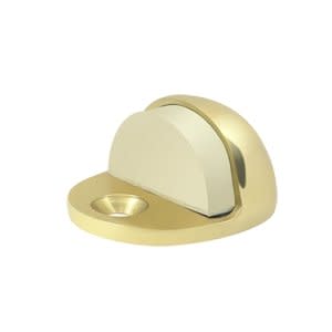Door Stop Deltana Low Profile Solid Brass Dome Stop - 3/16 Base Height ...