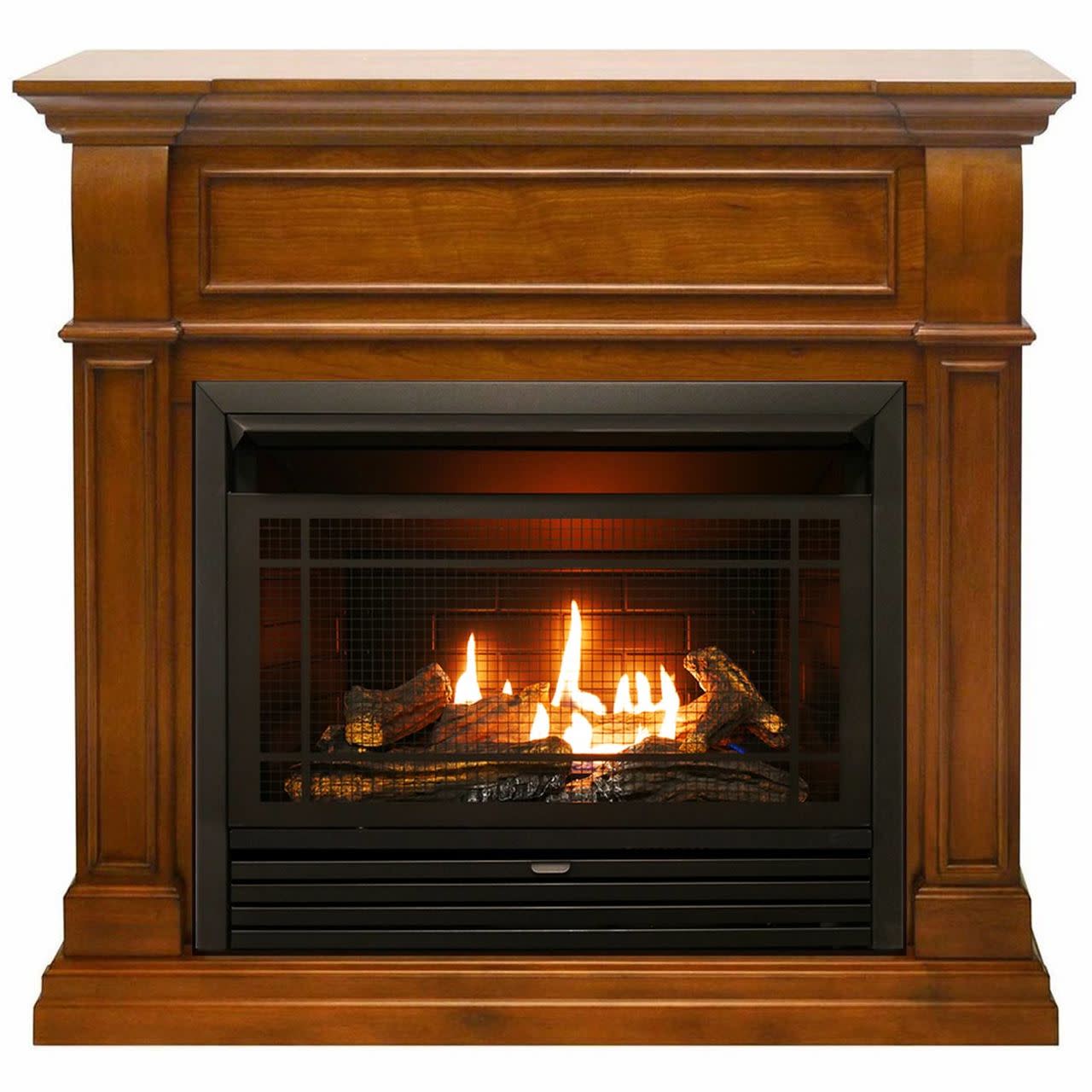 Duluth Forge Fdf300t Dual Fuel Ventless Gas Fireplace-26 000 BTU T-stat  Walnut for sale online | eBay