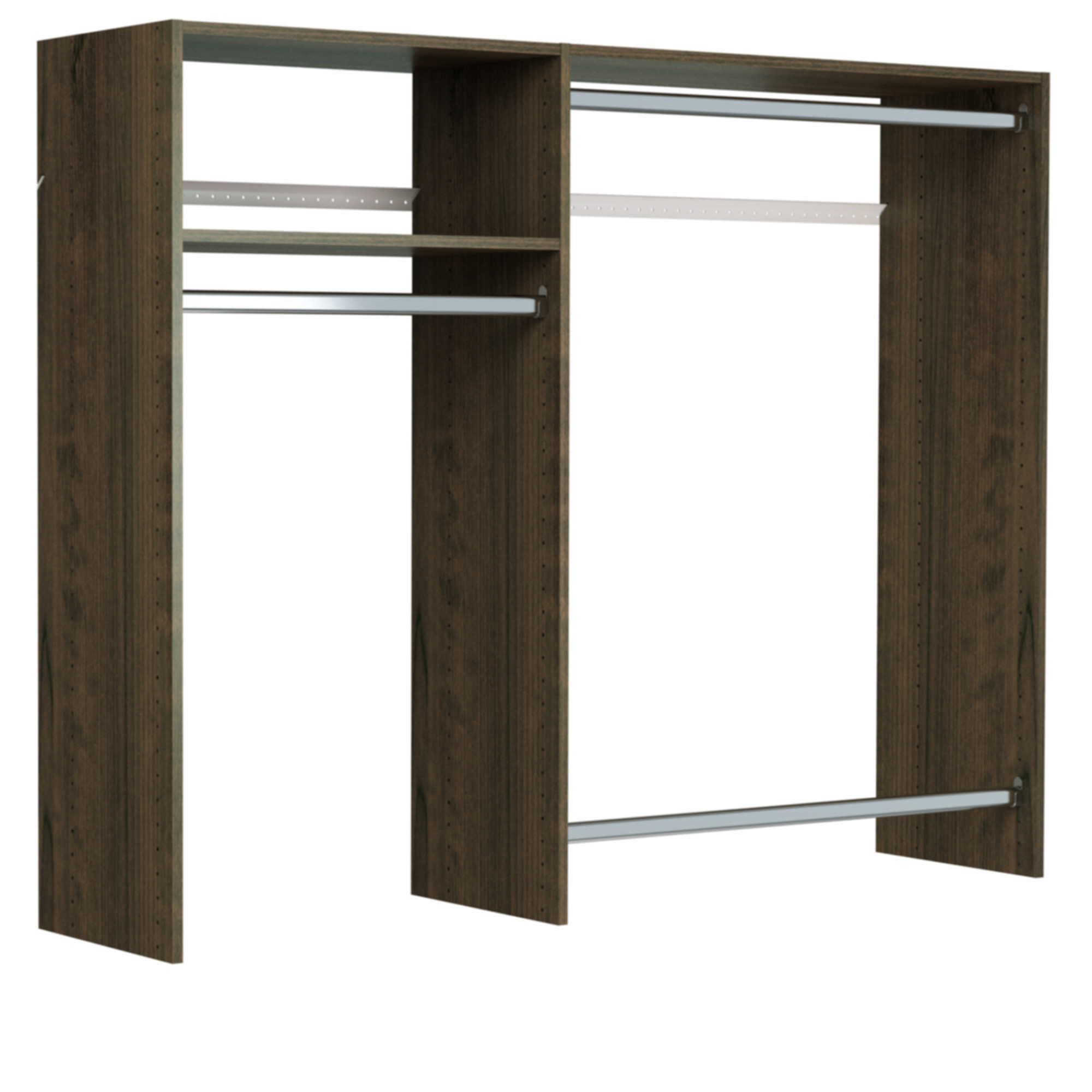 Easy Track OK0348 3 to 5 Foot Wide Hanging Closet System Kit - Picture 10 of 11