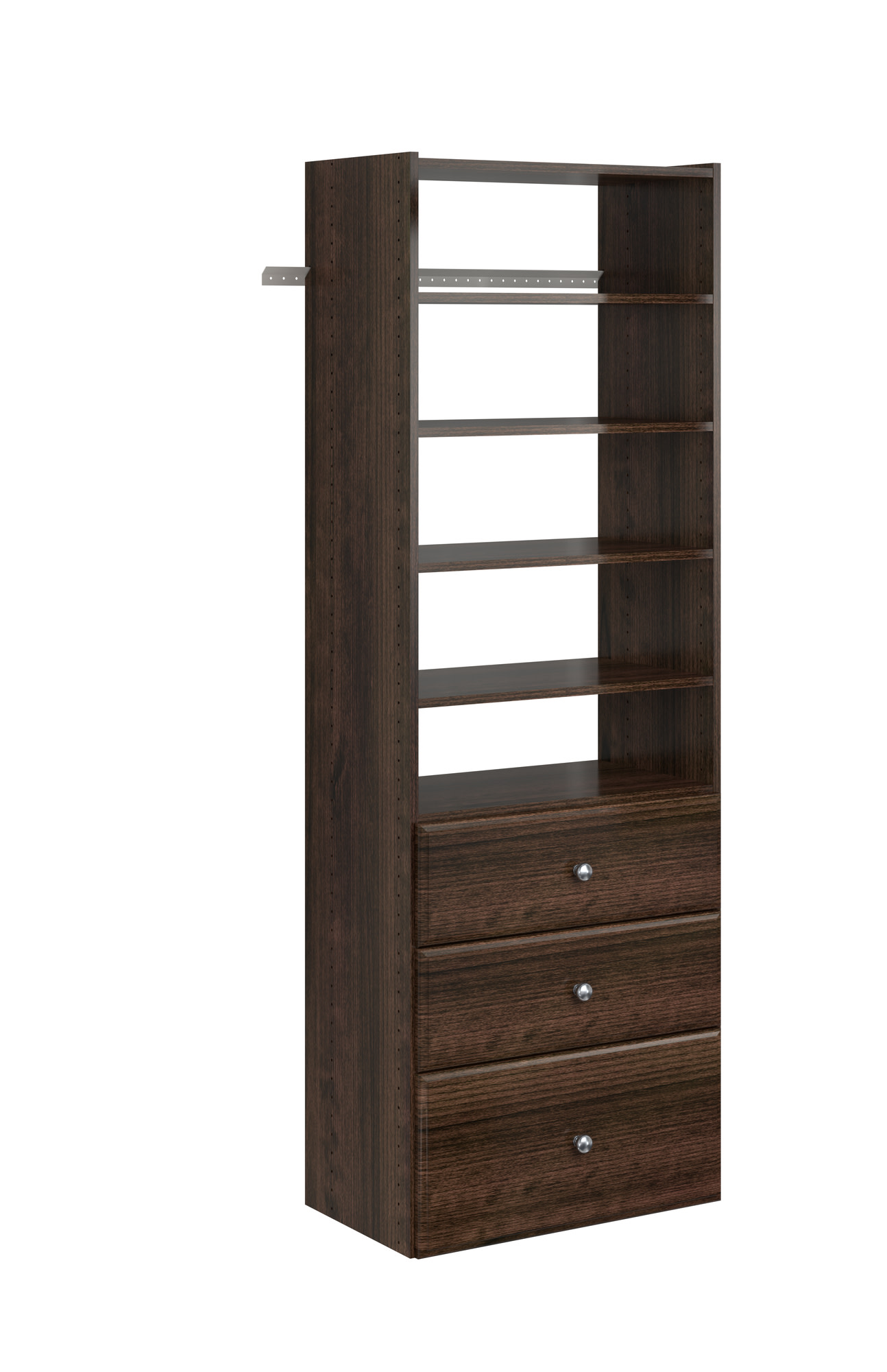 Easy Track PH40 25-1/8"W Closet Organizer System