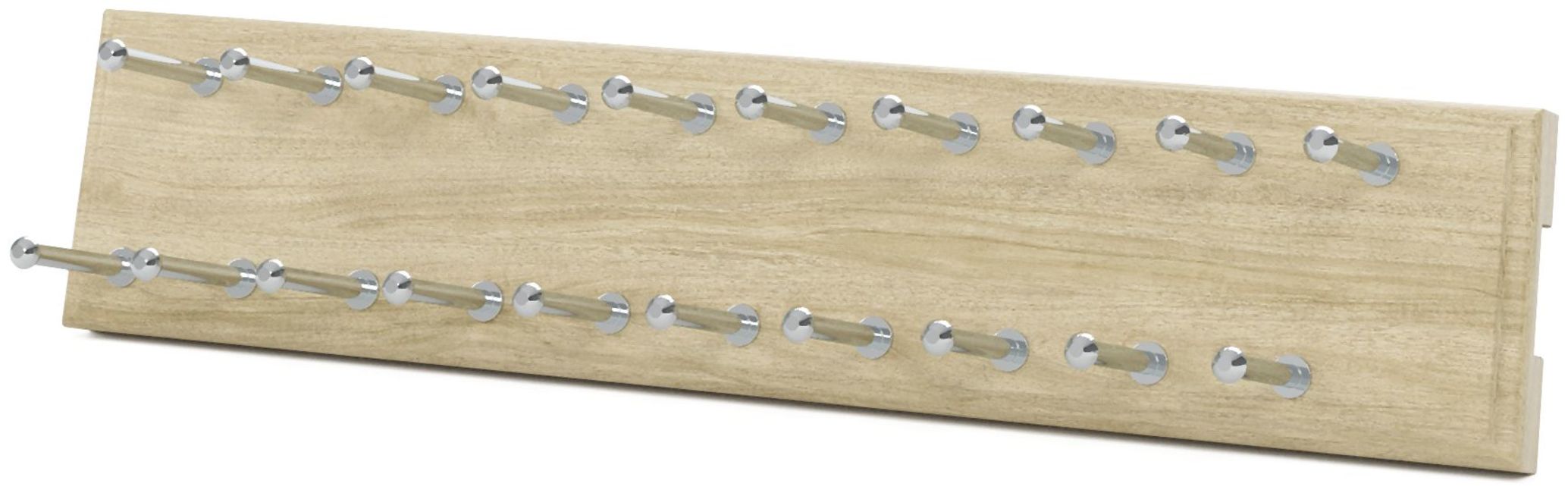 Fast Track Tie Rack Easy Track Ra1200-t Sliding Tie Rack Truffle 20 Hooks for sale online ...