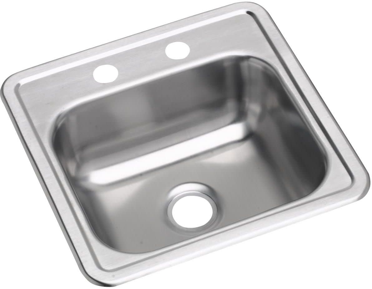 Elkay Dayton 15-Inch Drop-In Single Basin Stainless Steel Sink