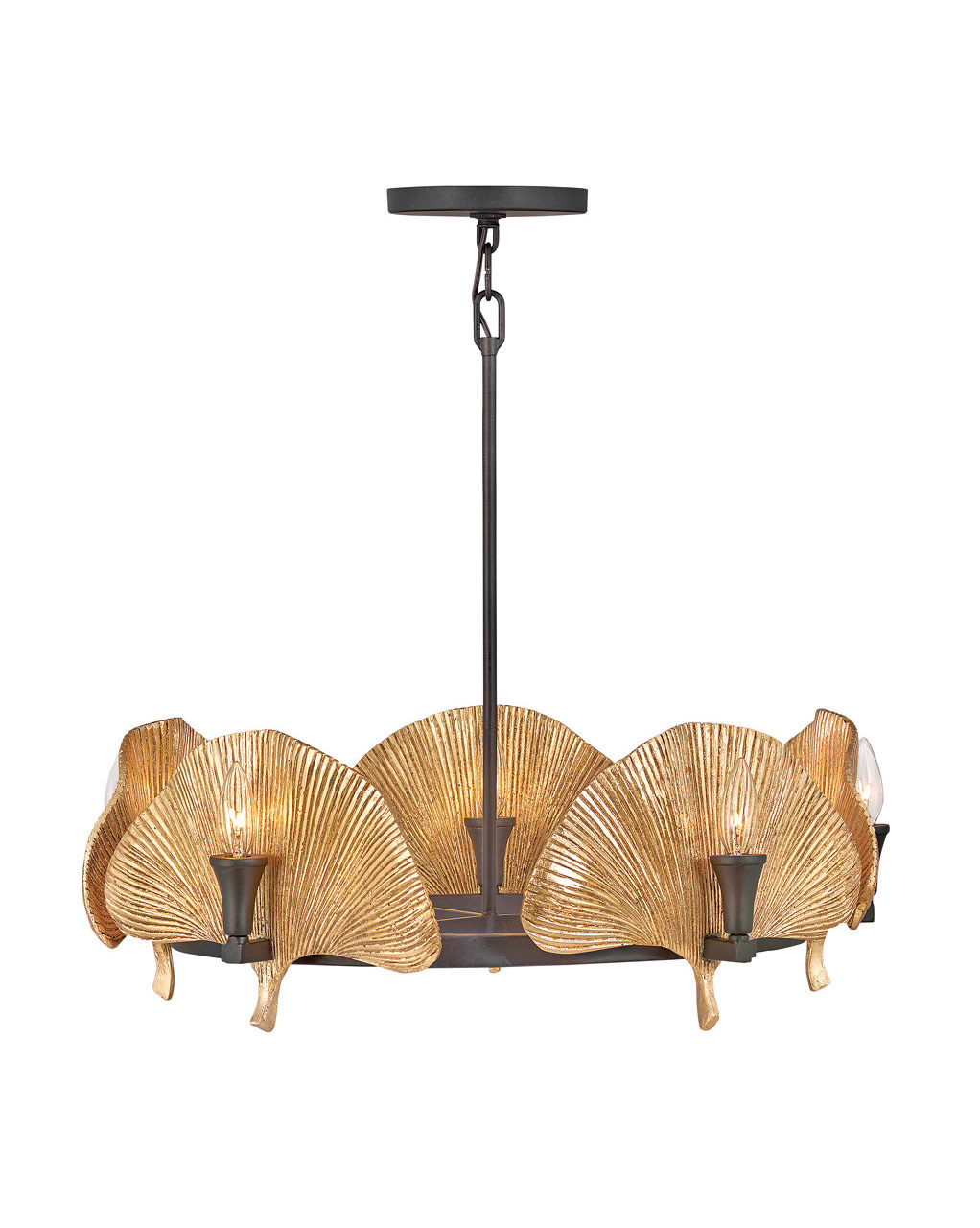 Fredrick Ramond FR33608 Cera 10 Light 28"W Taper Candle Style - Bronze