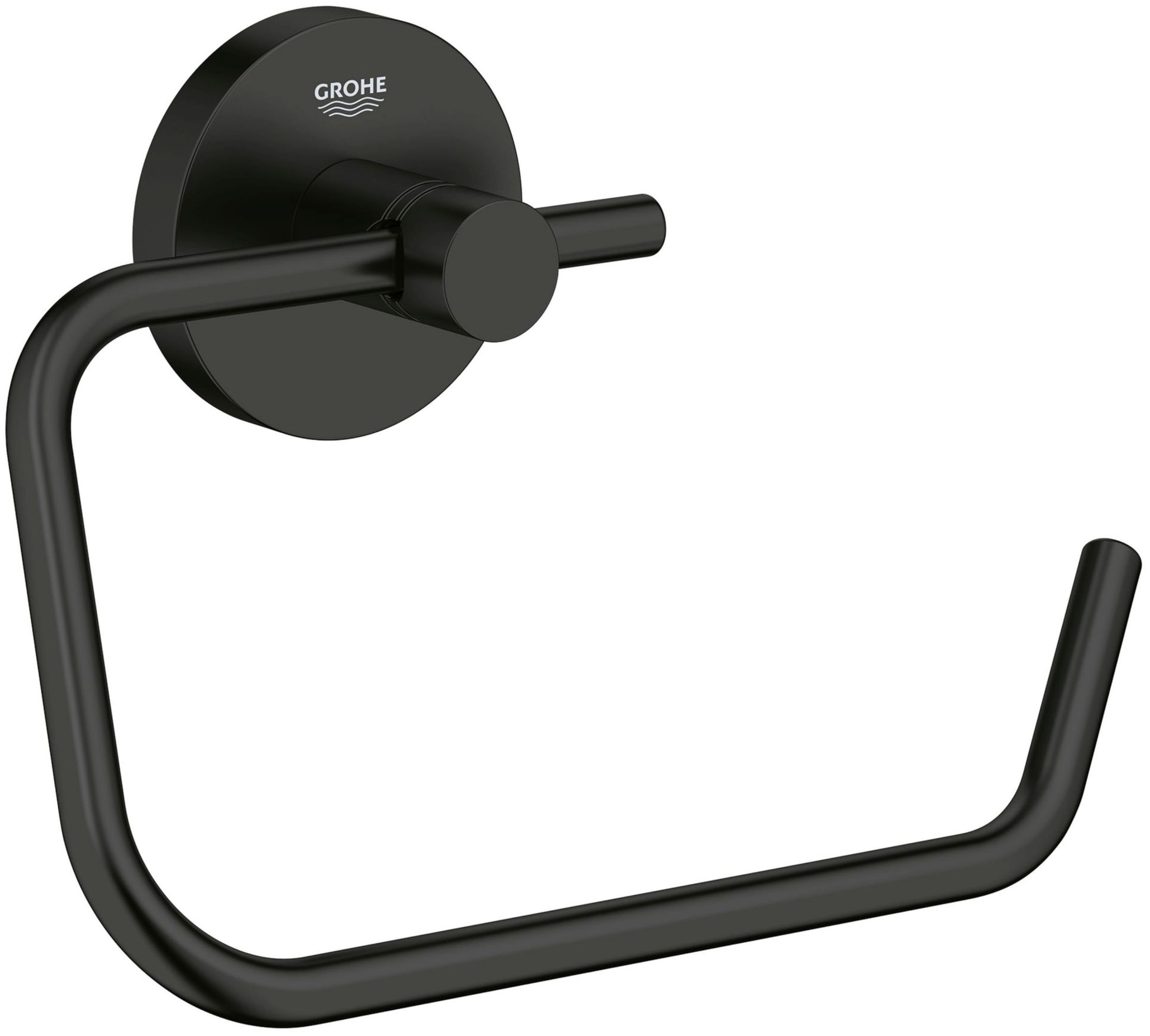 Grohe 40 689 1 Essentials Wall Mounted Euro Toilet Paper Holder - Picture 7 of 8
