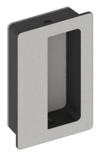 Hager 16N 1-15/16" x 3" Flush Cup Pull - Chrome