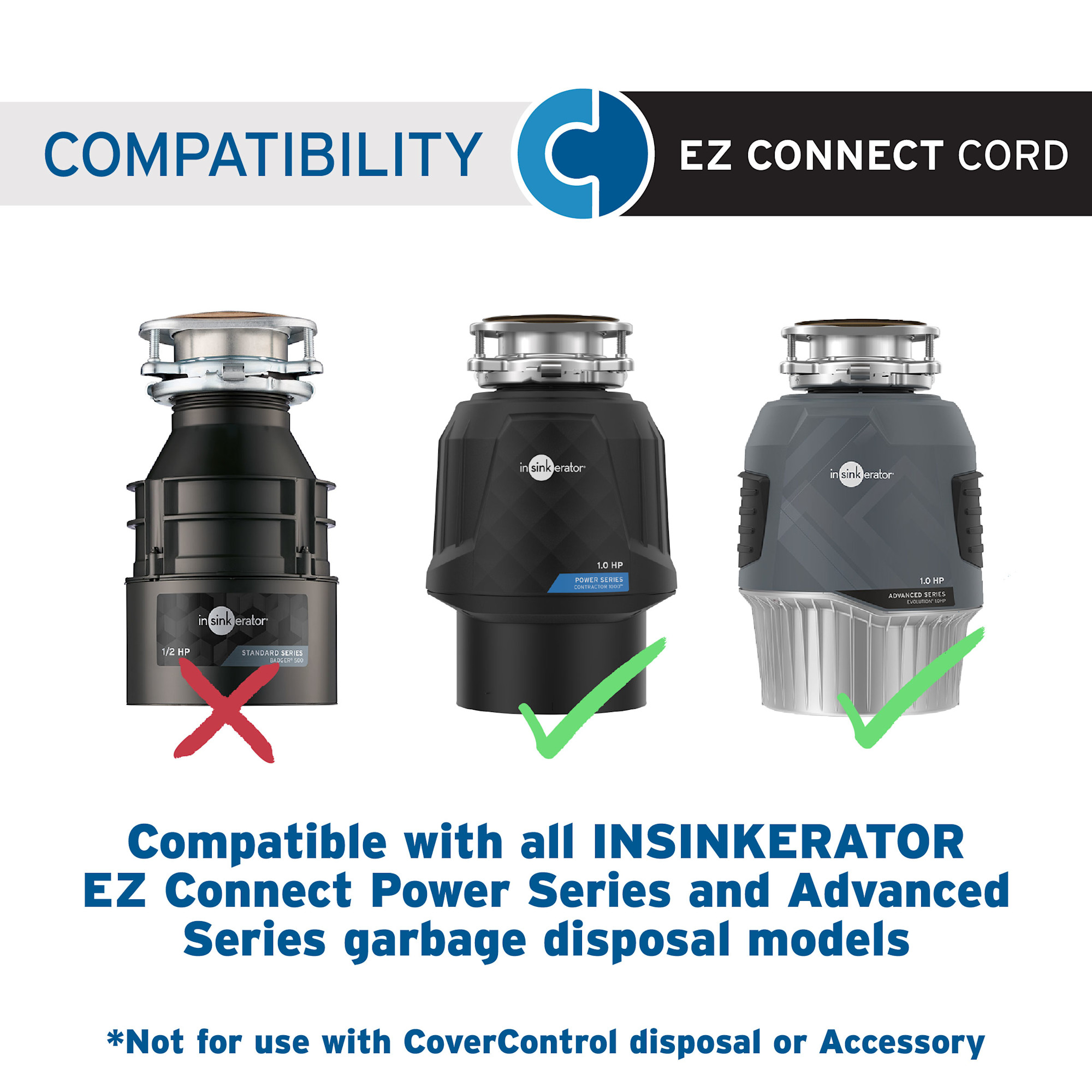 InSinkErator 80016-ISE EZ Connect Power Cord Accessory