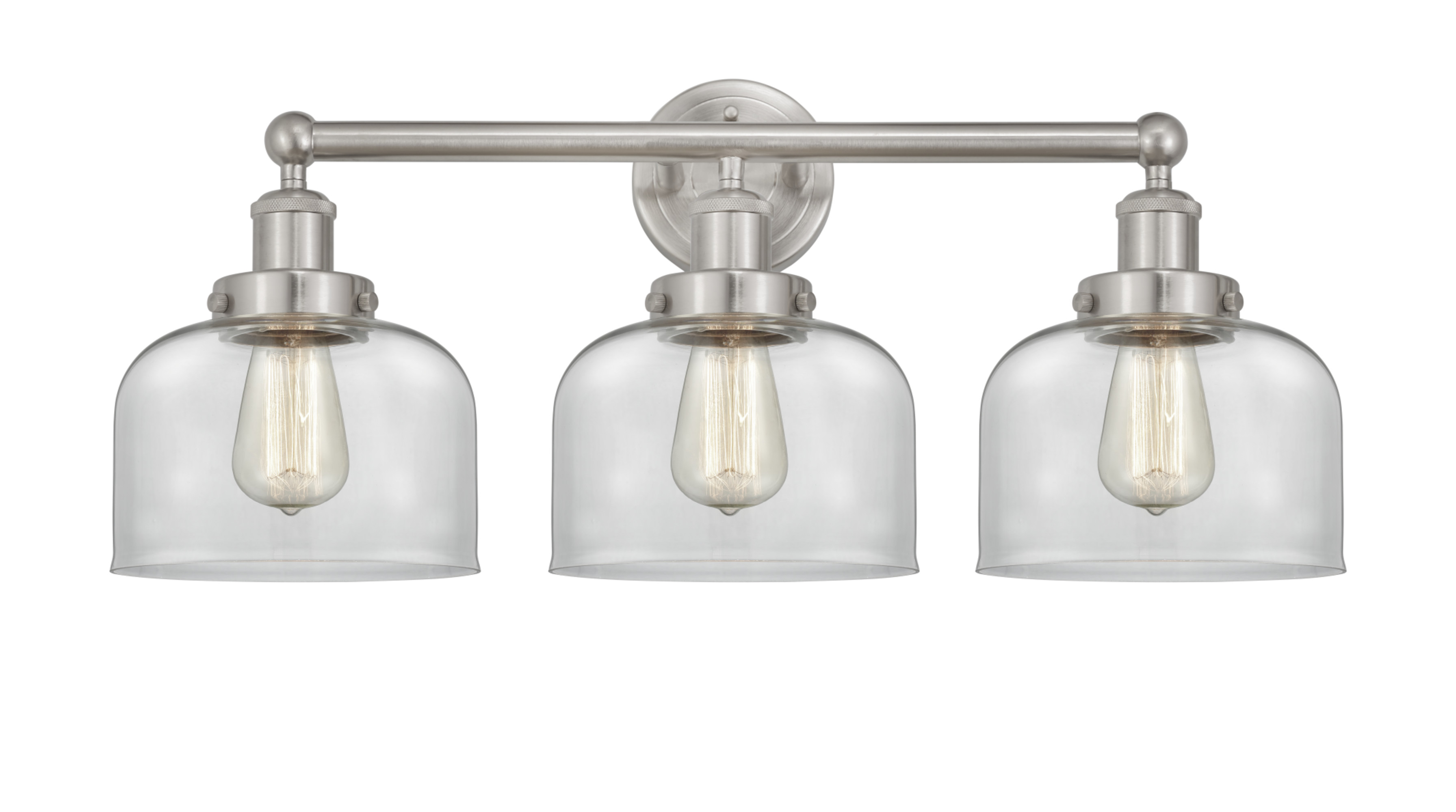 Innovations Lighting 616-3W-10-25-L Bell Vanity officiel Bell 3 Light 25