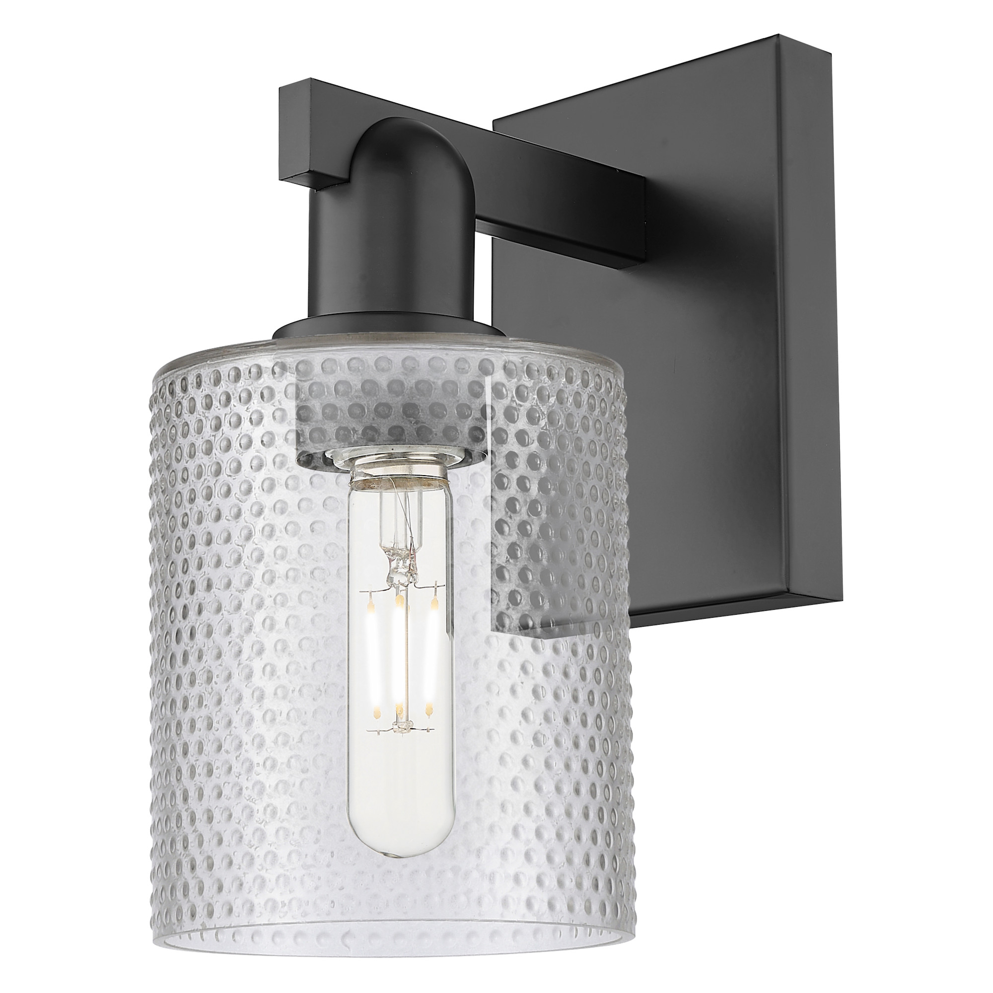 Innovations Lighting 716-1W-11-5 Cobbleskill Sconce Cobbleskill - Black