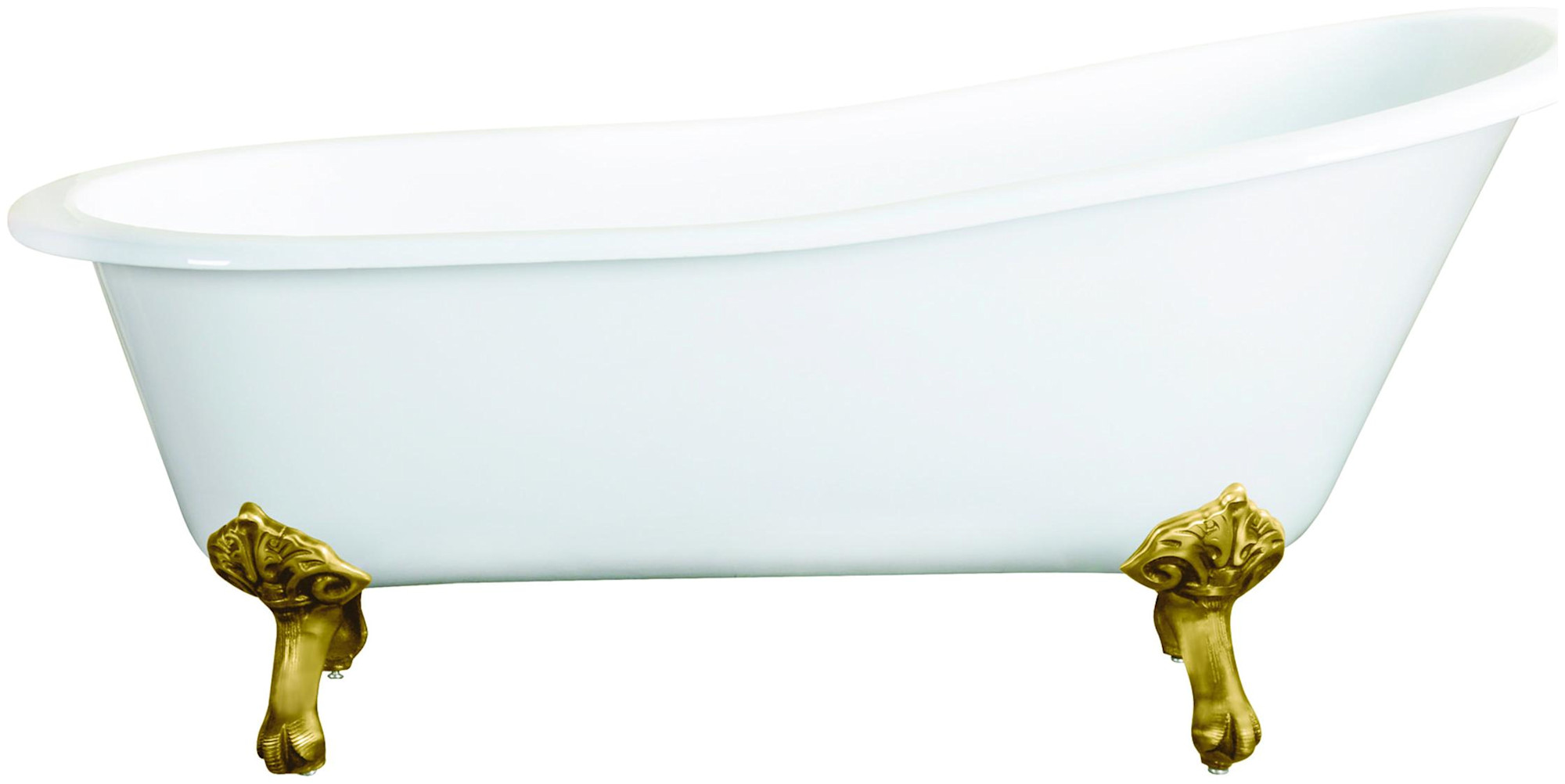 Kingston Brass NHVCTND653129B Aqua Eden 62" Clawfoot Cast Iron - Picture 5 of 6