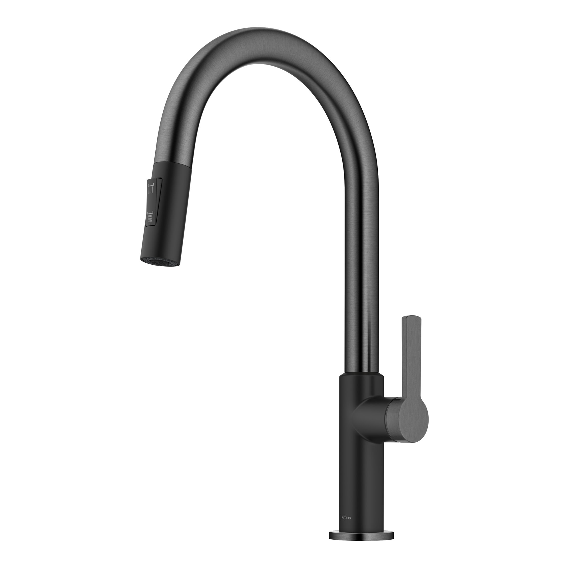 Kraus Bolden Spot Free Antique Champagne Bronze Single Handle Deck-mount Pull-down Kitchen - View #10