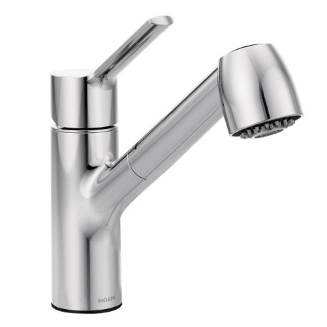 Moen 7585 Method Single Handle Pullout Spray Kitchen Faucet