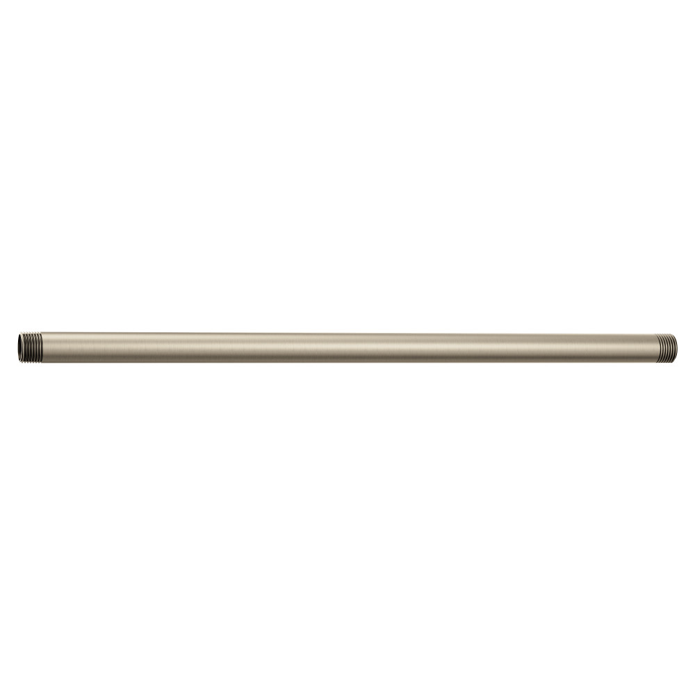 Moen 336651BL Duscharm – 45,7 Cm Verstellbar, Schwarz, Für Regenduschen