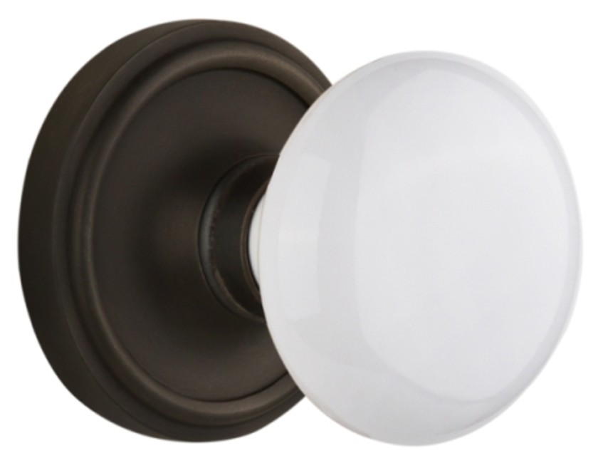 Nostalgic Warehouse CLAWHI_PRV_234_NK Vintage White Porcelain - Bild 14 von 16